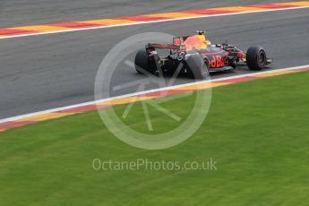World © Octane Photographic Ltd. Formula 1 - Belgian Grand Prix - Qualifying. Max Verstappen - Red Bull Racing RB13. Circuit de Spa Francorchamps, Belgium. Saturday 26th August 2017. Digital Ref:1929LB1D6926