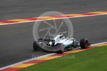 World © Octane Photographic Ltd. Formula 1 - Belgian Grand Prix - Qualifying. Valtteri Bottas - Mercedes AMG Petronas F1 W08 EQ Energy+. Circuit de Spa Francorchamps, Belgium. Saturday 26th August 2017. Digital Ref:1929LB1D6962