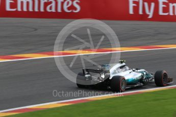 World © Octane Photographic Ltd. Formula 1 - Belgian Grand Prix - Qualifying. Valtteri Bottas - Mercedes AMG Petronas F1 W08 EQ Energy+. Circuit de Spa Francorchamps, Belgium. Saturday 26th August 2017. Digital Ref:1929LB1D6965