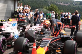 World © Octane Photographic Ltd. Formula 1 - Belgian Grand Prix - Qualifying. Max Verstappen - Red Bull Racing RB13. Circuit de Spa Francorchamps, Belgium. Saturday 26th August 2017. Digital Ref:1929LB1D7071