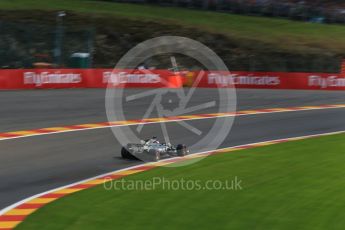 World © Octane Photographic Ltd. Formula 1 - Belgian Grand Prix - Qualifying. Romain Grosjean - Haas F1 Team VF-17. Circuit de Spa Francorchamps, Belgium. Saturday 26th August 2017. Digital Ref:1929LB2D6950