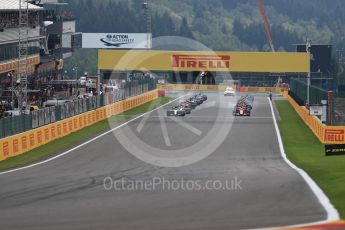 World © Octane Photographic Ltd. Formula 1 - Belgian Grand Prix - Race. Race start. Circuit de Francorchamps, Belgium. Sunday 27th August 2017. Digital Ref:1933LB1D8445