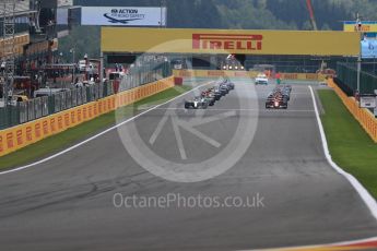 World © Octane Photographic Ltd. Formula 1 - Belgian Grand Prix - Race. Race start. Circuit de Francorchamps, Belgium. Sunday 27th August 2017. Digital Ref:1933LB1D8449