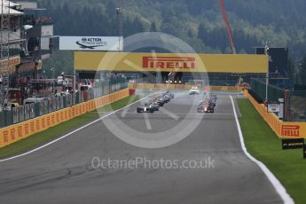 World © Octane Photographic Ltd. Formula 1 - Belgian Grand Prix - Race. Race start. Circuit de Francorchamps, Belgium. Sunday 27th August 2017. Digital Ref:1933LB1D8454