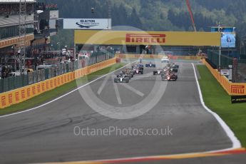 World © Octane Photographic Ltd. Formula 1 - Belgian Grand Prix - Race. Race start. Circuit de Francorchamps, Belgium. Sunday 27th August 2017. Digital Ref:1933LB1D8479