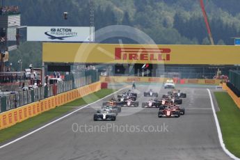 World © Octane Photographic Ltd. Formula 1 - Belgian Grand Prix - Race. Race start. Circuit de Francorchamps, Belgium. Sunday 27th August 2017. Digital Ref:1933LB1D8486