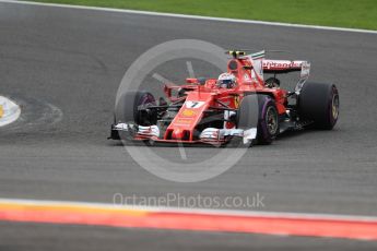 World © Octane Photographic Ltd. Formula 1 - Belgian Grand Prix - Race. Kimi Raikkonen - Scuderia Ferrari SF70H. Circuit de Spa Francorchamps, Belgium. Sunday 27th August 2017. Digital Ref: 1933LB1D8771