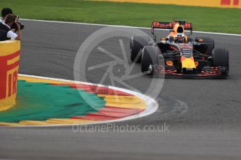 World © Octane Photographic Ltd. Formula 1 - Belgian Grand Prix - Race. Daniel Ricciardo - Red Bull Racing RB13. Circuit de Spa Francorchamps, Belgium. Sunday 27th August 2017. Digital Ref: 1933LB1D8783