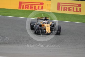 World © Octane Photographic Ltd. Formula 1 - Belgian Grand Prix - Race. Nico Hulkenberg - Renault Sport F1 Team R.S.17. Circuit de Francorchamps, Belgium. Sunday 27th August 2017. Digital Ref: 1933LB1D8792