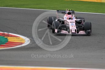 World © Octane Photographic Ltd. Formula 1 - Belgian Grand Prix - Race. Esteban Ocon - Sahara Force India VJM10. Circuit de Spa Francorchamps, Belgium. Sunday 27th August 2017. Digital Ref: 1933LB1D8801