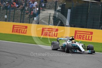 World © Octane Photographic Ltd. Formula 1 - Belgian Grand Prix - Race. Lewis Hamilton - Mercedes AMG Petronas F1 W08 EQ Energy+. Circuit de Spa Francorchamps, Belgium. Sunday 27th August 2017. Digital Ref:1933LB1D8853