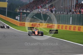 World © Octane Photographic Ltd. Formula 1 - Belgian Grand Prix - Race. Fernando Alonso - McLaren Honda MCL32. Circuit de Francorchamps, Belgium. Sunday 27th August 2017. Digital Ref:1933LB1D8963
