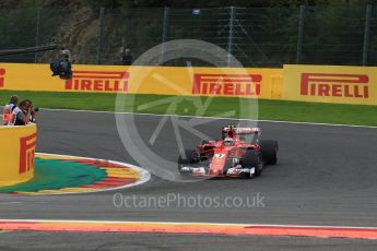 World © Octane Photographic Ltd. Formula 1 - Belgian Grand Prix - Race. Kimi Raikkonen - Scuderia Ferrari SF70H. Circuit de Spa Francorchamps, Belgium. Sunday 27th August 2017. Digital Ref:1933LB2D7301