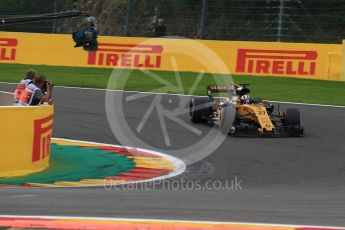 World © Octane Photographic Ltd. Formula 1 - Belgian Grand Prix - Race. Nico Hulkenberg - Renault Sport F1 Team R.S.17. Circuit de Francorchamps, Belgium. Sunday 27th August 2017. Digital Ref:1933LB2D7315