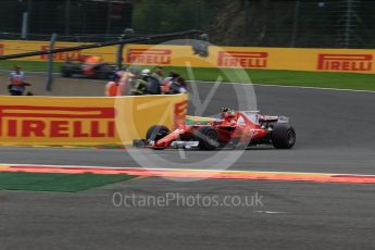 World © Octane Photographic Ltd. Formula 1 - Belgian Grand Prix - Race. Kimi Raikkonen - Scuderia Ferrari SF70H. Circuit de Spa Francorchamps, Belgium. Sunday 27th August 2017. Digital Ref:1933LB2D7396