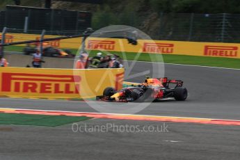 World © Octane Photographic Ltd. Formula 1 - Belgian Grand Prix - Race. Max Verstappen - Red Bull Racing RB13. Circuit de Spa Francorchamps, Belgium. Sunday 27th August 2017. Digital Ref:1933LB2D7404