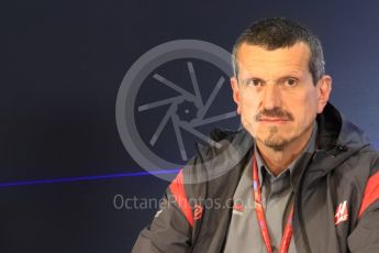 World © Octane Photographic Ltd. Formula 1 - Belgian Grand Prix – Friday Team Press Conference – Part 1. Guenther Steiner - Team Principal of Haas F1 Team. Circuit de Francorchamps, Belgium. Friday 25th August 2017. Digital Ref:1925LB1D5926