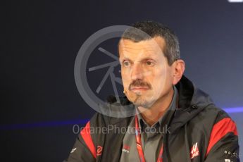 World © Octane Photographic Ltd. Formula 1 - Belgian Grand Prix – Friday Team Press Conference – Part 1. Guenther Steiner - Team Principal of Haas F1 Team. Circuit de Francorchamps, Belgium. Friday 25th August 2017. Digital Ref:1925LB1D5945
