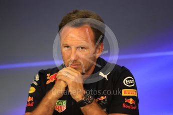 World © Octane Photographic Ltd. Formula 1 - Belgian Grand Prix – Friday Team Press Conference – Part 1. Christian Horner - Team Principal of Red Bull Racing. Circuit de Francorchamps, Belgium. Friday 25th August 2017. Digital Ref:1925LB1D5956
