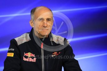 World © Octane Photographic Ltd. Formula 1 - Belgian Grand Prix – Friday Team Press Conference – Part 2. Franz Tost – Team Principal of Scuderia Toro Rosso. Circuit de Francorchamps, Belgium. Friday 25th August 2017. Digital Ref:1925LB1D6031