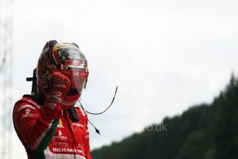 World © Octane Photographic Ltd. FIA Formula 2 (F2) - Race 1 . Charles Leclerc - Prema Racing. Belgian Grand Prix, Spa Francorchamps, Belgium. Saturday August 26th 2017. (Leclerc and Rowland later disqualified). Digital Ref: 1923LB1D7203