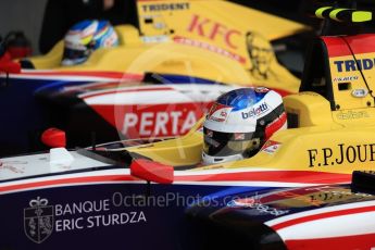 World © Octane Photographic Ltd. GP3 - Race 2. Guiliano Alsei and Ryan Tveter – Trident. Belgian Grand Pix - Spa Francorchamps, Belgium. Sunday 27th August 2017. Digital Ref: 1930LB1D7603