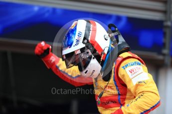 World © Octane Photographic Ltd. GP3 - Race 2. Guiliano Alsei – Trident. Belgian Grand Pix - Spa Francorchamps, Belgium. Sunday 27th August 2017. Digital Ref: 1930LB1D7620