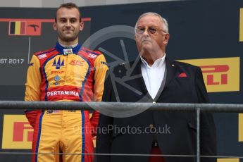 World © Octane Photographic Ltd. GP3 - Race 2. Ryan Tveter – Trident. Belgian Grand Pix - Spa Francorchamps, Belgium. Sunday 27th August 2017. Digital Ref: 1930LB1D7695