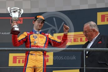 World © Octane Photographic Ltd. GP3 - Race 2. Ryan Tveter – Trident. Belgian Grand Pix - Spa Francorchamps, Belgium. Sunday 27th August 2017. Digital Ref: 1930LB1D7745