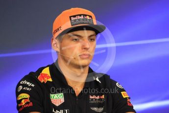 World © Octane Photographic Ltd. Formula 1 - Belgian Grand Prix – Thursday Driver Press Conference – Part 1. Max Verstappen - Red Bull Racing. Circuit de Francorchamps, Belgium. Thursday 24th August 2017. Digital Ref: 1919LB1D4275