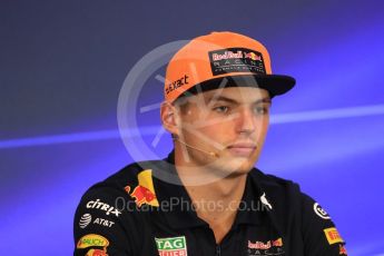 World © Octane Photographic Ltd. Formula 1 - Belgian Grand Prix – Thursday Driver Press Conference – Part 1. Max Verstappen - Red Bull Racing. Circuit de Francorchamps, Belgium. Thursday 24th August 2017. Digital Ref: 1919LB1D4302