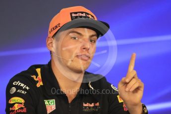 World © Octane Photographic Ltd. Formula 1 - Belgian Grand Prix – Thursday Driver Press Conference – Part 1. Max Verstappen - Red Bull Racing. Circuit de Francorchamps, Belgium. Thursday 24th August 2017. Digital Ref: 1919LB1D4365