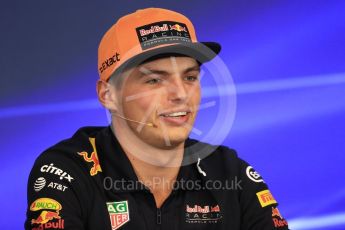 World © Octane Photographic Ltd. Formula 1 - Belgian Grand Prix – Thursday Driver Press Conference – Part 1. Max Verstappen - Red Bull Racing. Circuit de Francorchamps, Belgium. Thursday 24th August 2017. Digital Ref: 1919LB1D4379