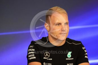 World © Octane Photographic Ltd. Formula 1 - Belgian Grand Prix – Thursday Driver Press Conference – Part 2. Valtteri Bottas - Mercedes AMG Petronas F1 Team. Circuit de Francorchamps, Belgium. Thursday 24th August 2017. Digital Ref: 1919LB1D4514