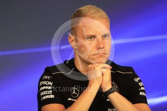 World © Octane Photographic Ltd. Formula 1 - Belgian Grand Prix – Thursday Driver Press Conference – Part 2. Valtteri Bottas - Mercedes AMG Petronas F1 Team. Circuit de Francorchamps, Belgium. Thursday 24th August 2017. Digital Ref: 1919LB1D4558