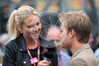 World © Octane Photographic Ltd. Formula 1 - British Grand Prix - Sunday - Grid. Nico Rosberg. Silverstone, UK. Sunday 16th July 2017. Digital Ref: 1891LB1D3627