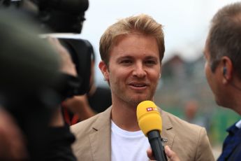 World © Octane Photographic Ltd. Formula 1 - British Grand Prix - Sunday - Grid. Nico Rosberg. Silverstone, UK. Sunday 16th July 2017. Digital Ref: 1891LB1D3652