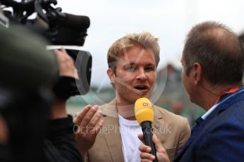 World © Octane Photographic Ltd. Formula 1 - British Grand Prix - Sunday - Grid. Nico Rosberg. Silverstone, UK. Sunday 16th July 2017. Digital Ref: 1891LB1D3666
