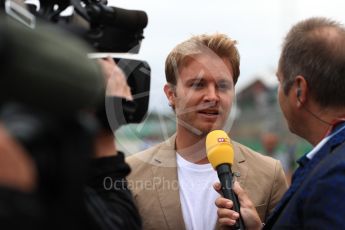 World © Octane Photographic Ltd. Formula 1 - British Grand Prix - Sunday - Grid. Nico Rosberg. Silverstone, UK. Sunday 16th July 2017. Digital Ref: 1891LB1D3670