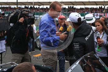 World © Octane Photographic Ltd. Formula 1 - British Grand Prix - Sunday - Drivers Parade. Lewis Hamilton - Mercedes AMG Petronas F1 W08 EQ Energy+. Silverstone, UK. Sunday 16th July 2017. Digital Ref: 1891LB2D9703