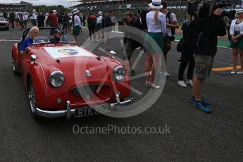 World © Octane Photographic Ltd. Formula 1 - British Grand Prix - Sunday - Drivers Parade. Marcus Ericsson – Sauber F1 Team C36. Silverstone, UK. Sunday 16th July 2017. Digital Ref: 1891LB2D9797