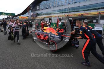 World © Octane Photographic Ltd. Formula 1 - British Grand Prix - Sunday - Grid. Max Verstappen - Red Bull Racing RB13. Silverstone, UK. Sunday 16th July 2017. Digital Ref: 1891LB2D9838