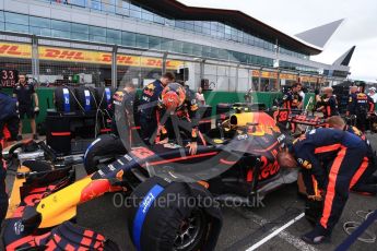 World © Octane Photographic Ltd. Formula 1 - British Grand Prix - Sunday - Grid. Max Verstappen - Red Bull Racing RB13. Silverstone, UK. Sunday 16th July 2017. Digital Ref: 1891LB2D9858