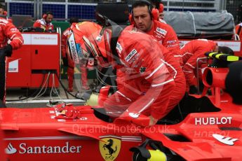 World © Octane Photographic Ltd. Formula 1 - British Grand Prix - Sunday - Grid. Kimi Raikkonen - Scuderia Ferrari SF70H. Silverstone, UK. Sunday 16th July 2017. Digital Ref: 1891LB2D9890