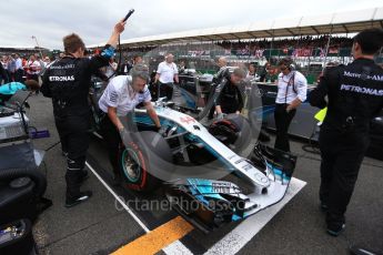 World © Octane Photographic Ltd. Formula 1 - British Grand Prix - Sunday - Grid. Lewis Hamilton - Mercedes AMG Petronas F1 W08 EQ Energy+. Silverstone, UK. Sunday 16th July 2017. Digital Ref: 1891LB2D9982