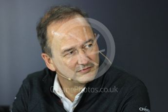 World © Octane Photographic Ltd. Formula 1 - British Grand Prix. Jonathan Neale – Director of McLaren Technology Group. Silverstone, UK. Friday 14th July 2017. Digital Ref:1883LB1D0142