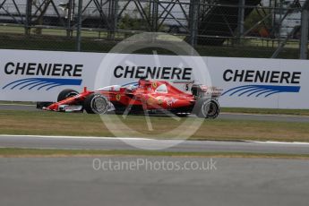 World © Octane Photographic Ltd. Formula 1 - British Grand Prix - Friday - Practice 1. Sebastian Vettel - Scuderia Ferrari SF70H. Silverstone, UK. Friday 14th July 2017. Digital Ref: 1882LB1D7840