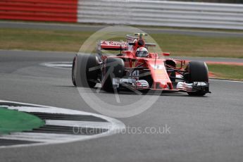 World © Octane Photographic Ltd. Formula 1 - British Grand Prix - Friday - Practice 1. Kimi Raikkonen - Scuderia Ferrari SF70H. Silverstone, UK. Friday 14th July 2017. Digital Ref: 1882LB1D7912