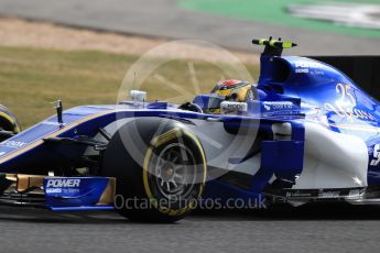 World © Octane Photographic Ltd. Formula 1 - British Grand Prix - Friday - Practice 1. Pascal Wehrlein – Sauber F1 Team C36. Silverstone, UK. Friday 14th July 2017. Digital Ref: 1882LB1D7931