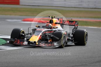 World © Octane Photographic Ltd. Formula 1 - British Grand Prix - Friday - Practice 1. Max Verstappen - Red Bull Racing RB13. Silverstone, UK. Friday 14th July 2017. Digital Ref: 1882LB1D7938